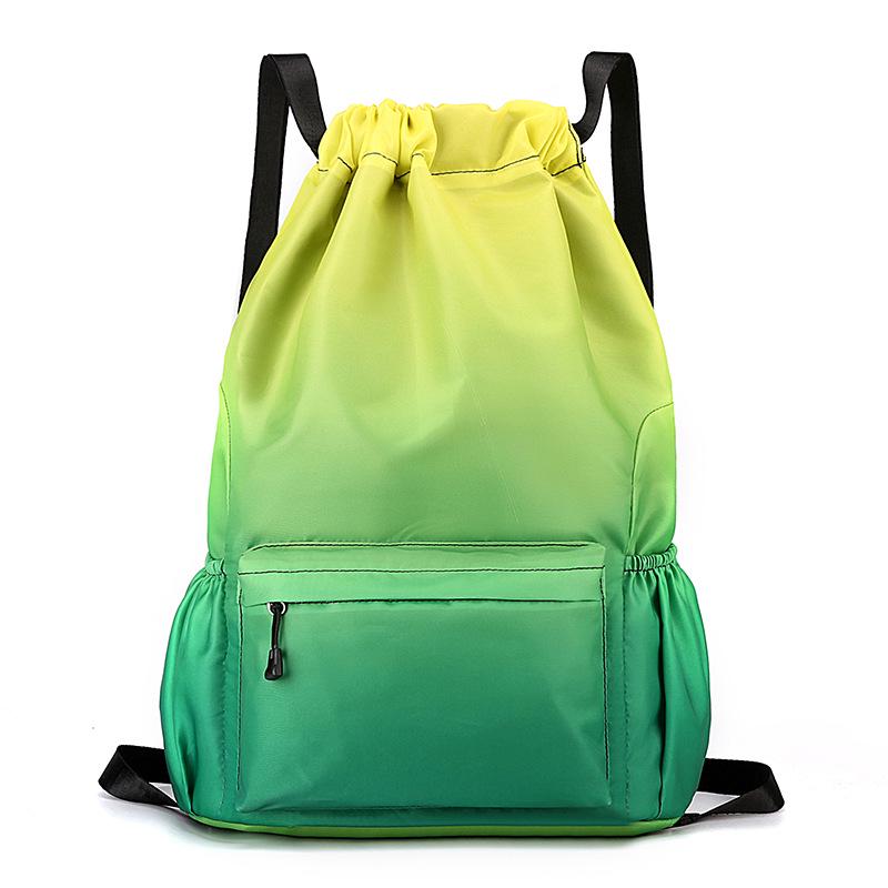 Customizable Logo Drawstring Backpack - Double Strap Gym, Basketball, Football, Fitness, Running, Hiking Bag