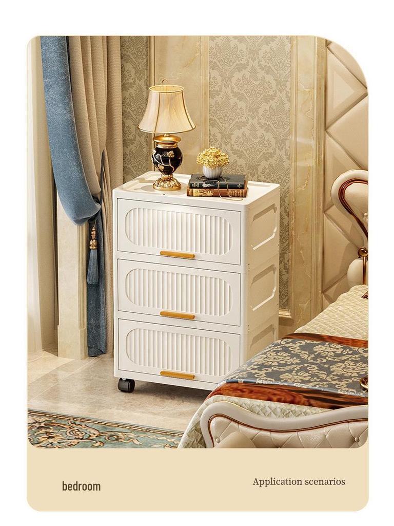 Multi-Layer Plastic Storage Cabinet for Children's Clothes, Snacks, Toys, Bedroom, Wardrobe, and Medicine.