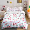Floral Themed Three-Piece Set Exquisite Three-Piece Bedding Set Gift For Kids And Adults