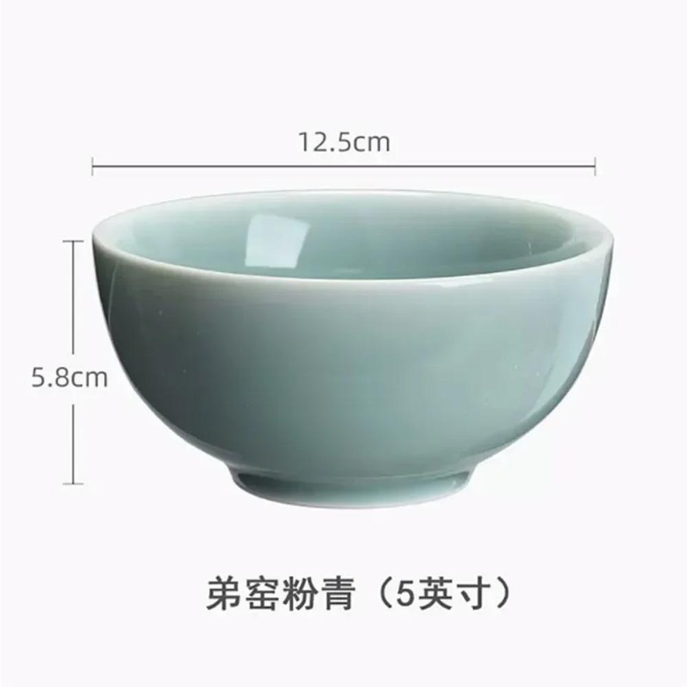 Large capacity Ceramic Teacup Longquan Celadon Tea Bowl Porcelain Teaware Accessories Master Tea cup Single Cup Drinkware