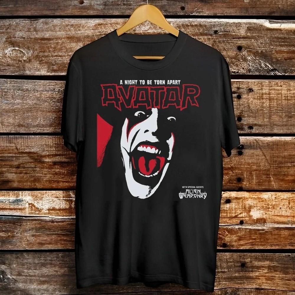 Avatar A Night To Be Torn Apart Tour T Shirt Size S-3XL Unisex T-Shirt L
