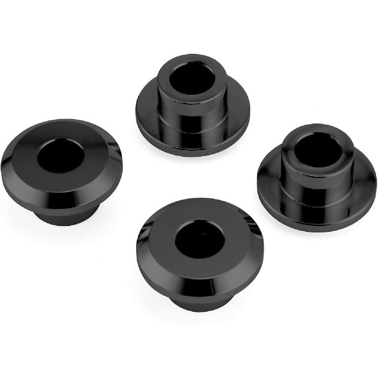 Wsays CNC Lenkererhöhung Buchsen Massives Billet-Aluminium Kompatibel Mit Harley Touring Street Electra Road Glide Road King 1983-2025 Passend Softail