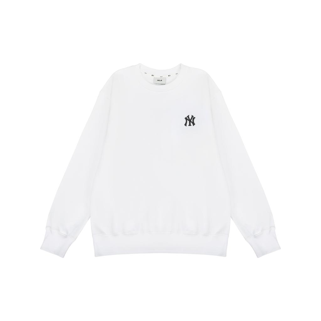 New MLB New York Yankees Sweatshirts Unisex Ecru 3AMTB0421-50WHS