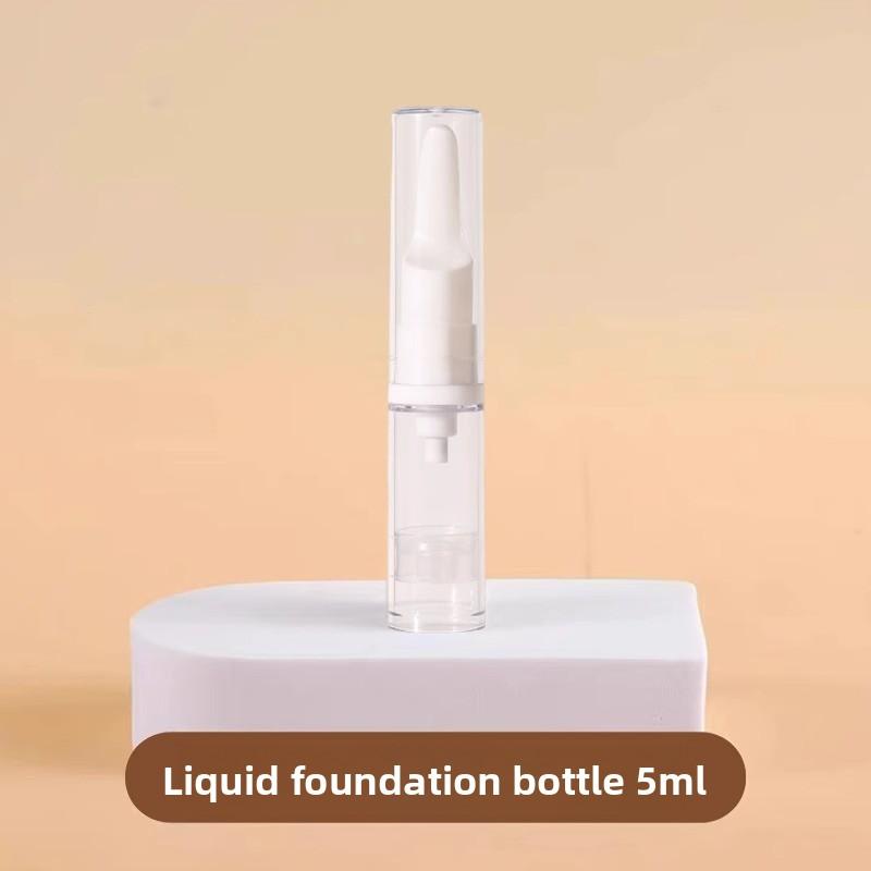 

Вакуумная бутылка с дозатором для жидкой основы, активируемая давлением, с защитой от окисления, дорожная, портативная 5ml 1PC