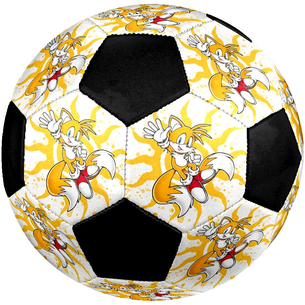 Tails Collection Soccer Ball Colorful All Ages Machine Stitched PVC Competition Ready Durable High-Bounce.SIZE5