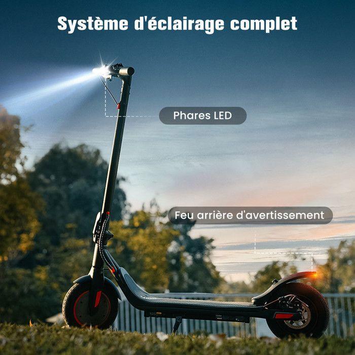 Elektrická koloběžka iScooter i9M 10'' Motor 500W 36V7.5Ah Dojezd 30 km - APP - Nosnost 120 kg Skládací Černá Pro Všechny