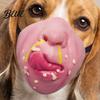 Funny Animal Masque Dog Masque PU Foam Scary Pet Face Costume Realistic Mouth for Halloween with Elastic Band Dress Up Holiday Party Photo