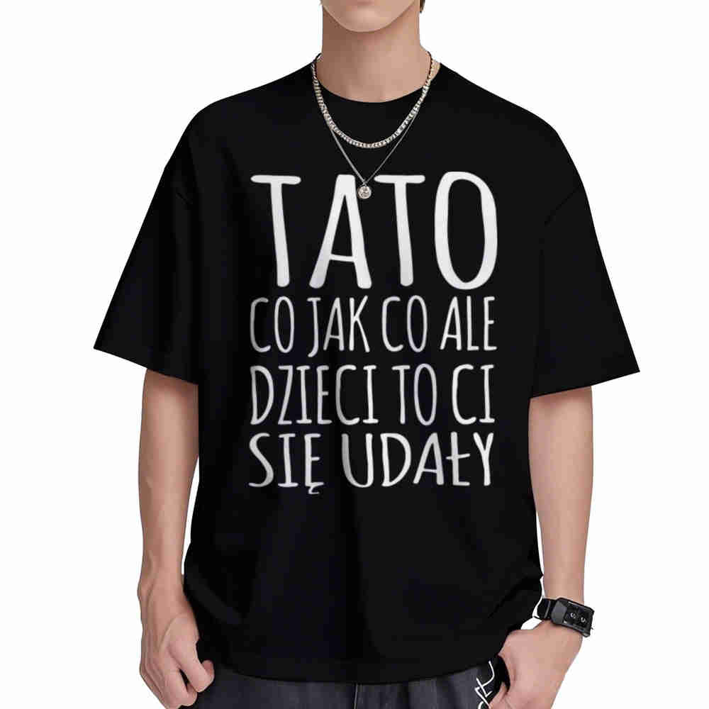 Polish Dad Happy Fathers Day Short Sleeve Tee Cotton TShirt