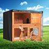Oxford Cloth Double Layer   Hutch Dust Proof Cover Accessory for Poultry Cage(black )