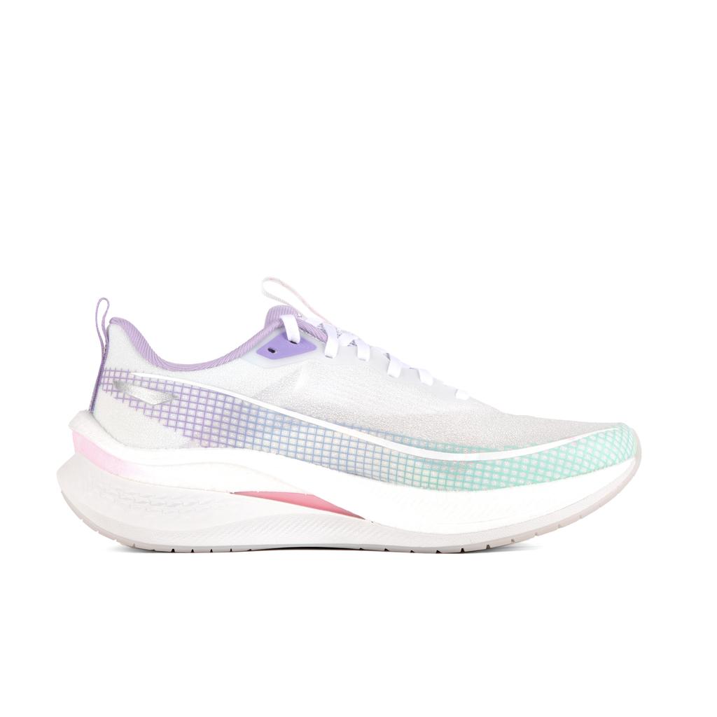 Li Ning Red Hare 7 Pro Dämpfung, Abriebfeste Niedrig geschnittene Trainingslaufschuhe Unisex Weiß Blau Lila ARPU001-7(Team186-)