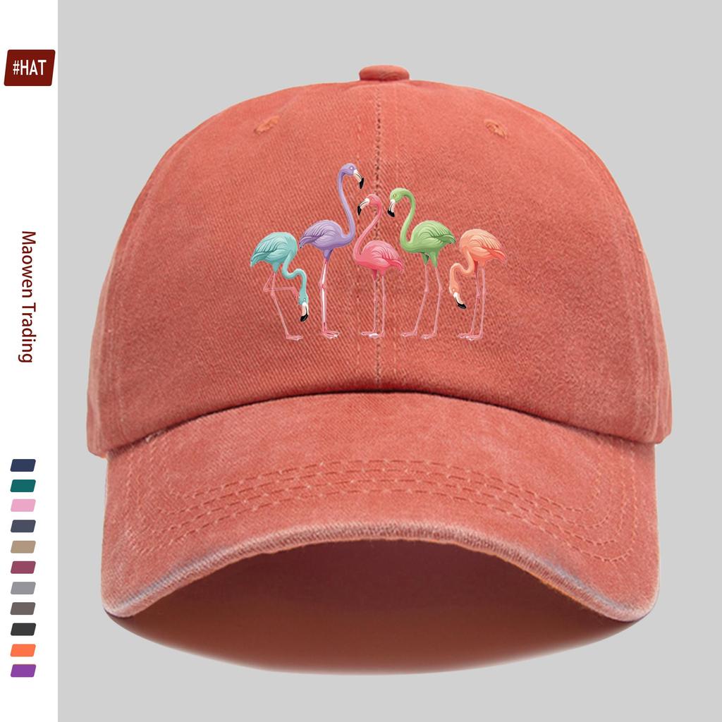 Pc Stück Bunte Flamingo-Print Trucker-Kappe Verstellbare Snapback-Kappe mit Flamingo Leicht Geeignet für Männer Frauen für