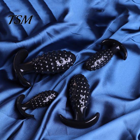 Anal Stimulator Plug Ergonomic Fast Adaptation TPE Sexual Stimulation Dildo Sex Toy Safe