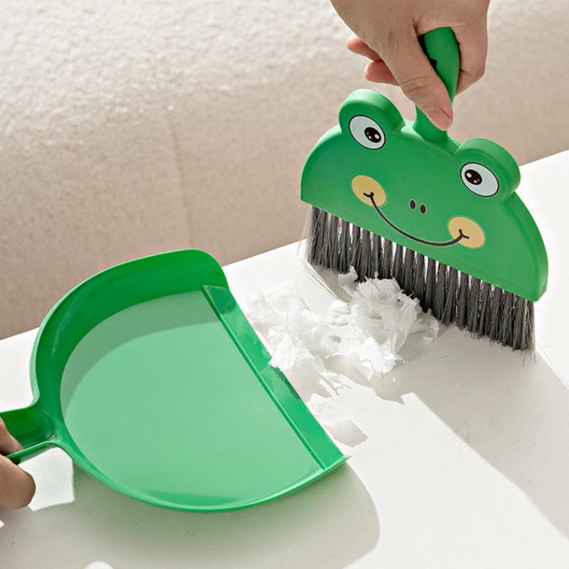 Small Broom Dustpan Set Household Desk Cleaning Desk Cleaning Garbage Shovel Pet Children Mini Broom Broom