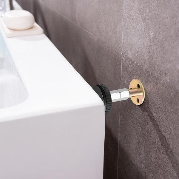 Furniture Fixed Bracket Adjustable Metal Wall Bed Stabilizer Self-adhesive Door Stopper Anti-shake Hardware