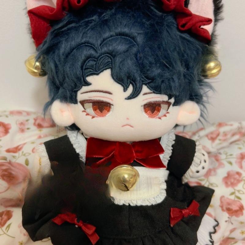 20cm Anime Movie Role Tom Riddle Kawaii Cosplay Soft Cotton Doll Body With Skeleton Cartoon Idol Plushies Toy Figures Fans Gift