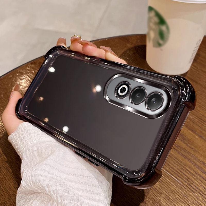 Plating Lens Protection Film Phone Case For VIVO V70 FE Four Corners Anti-shock Protection Back Cover Bumper For VIVO V70 FE