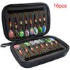 16 pcs Set Metal Fishing Spoons Lures Baits Set for Casting Spinner Fishing Bait with Storage Bag Case For Outdoor Fishing