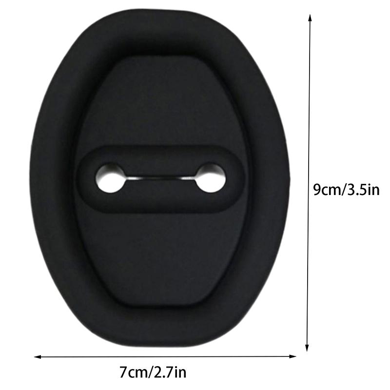 1Pc High Quality Car Door Mute Damping Cushion Silicone Door Lock Buckle Car Door Anti-collision Protective Cover