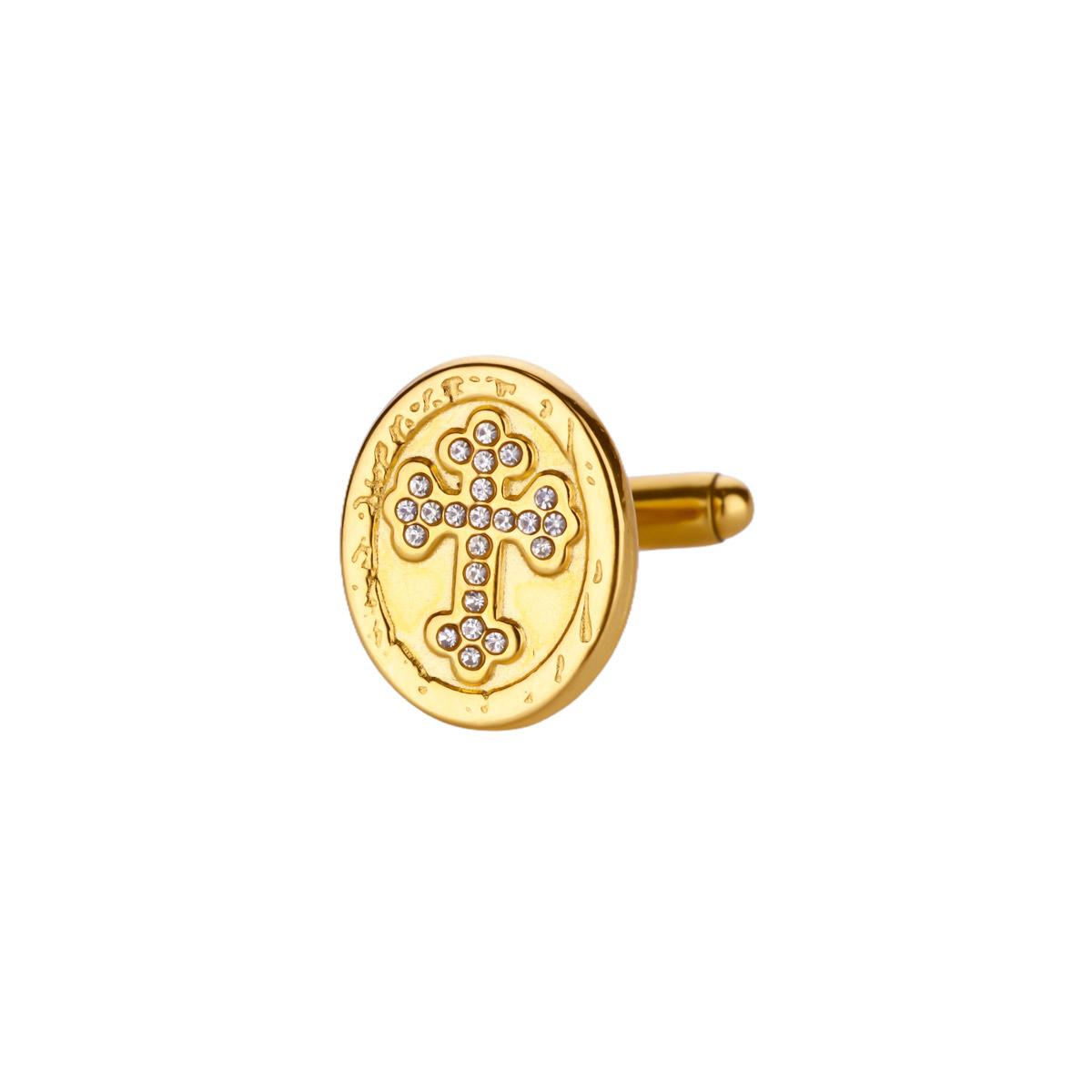 Брошь Крест из циркона Брошь Крест из нержавеющей стали Брошь-бейдж Броши-булавки для женщин Мужской костюм Ювелирные изделия Подарки для влюбленных