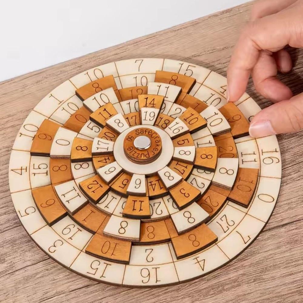 Classic Number Number Puzzle Difficult Math Game Brain Teaser Toy Wooden Puzzle Mind Game