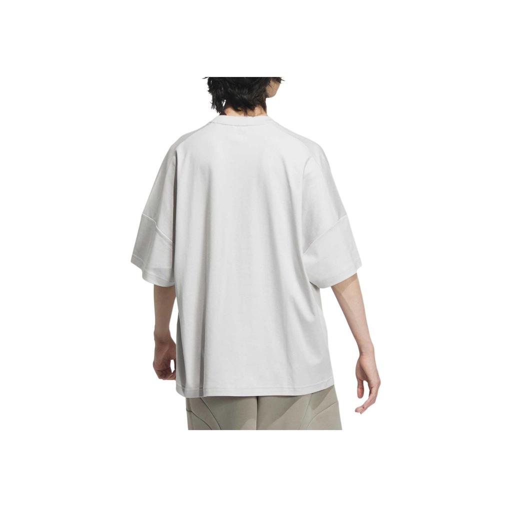 adidas Round Neck Comfortable Breathable Short Sleeve T-Shirt Men Tops White JL9954