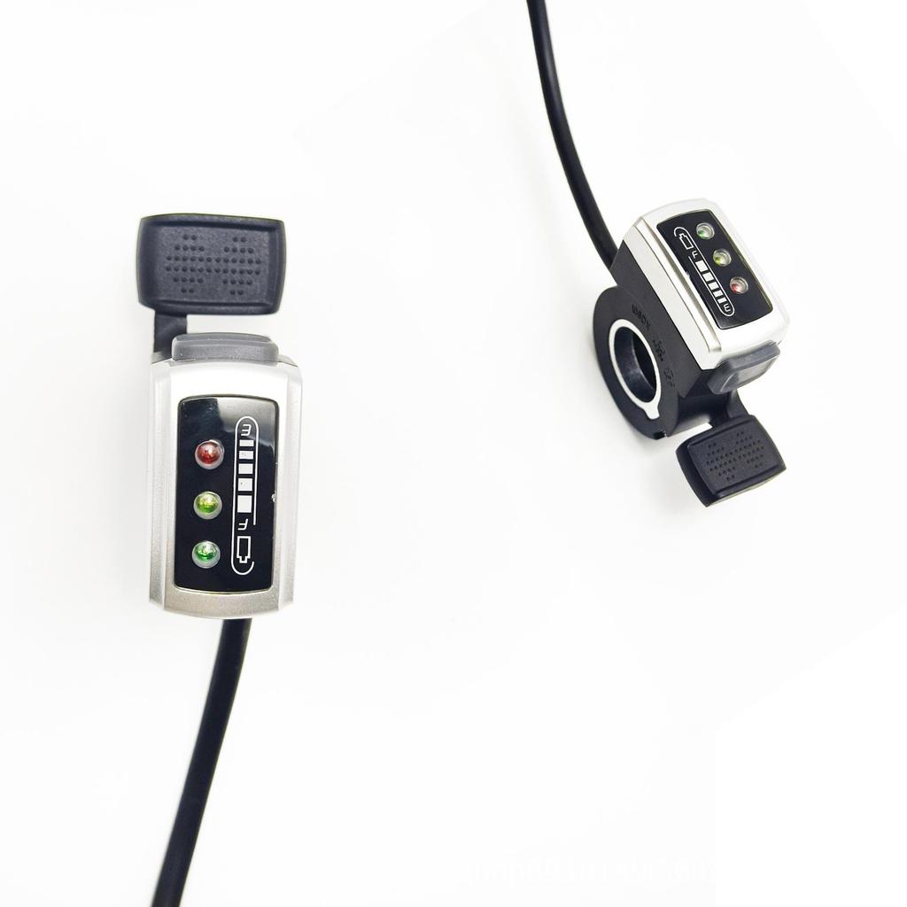 Five-star 106DX Electric Bike Throttle: Thumb Twist Grip Speed Controller with Dial