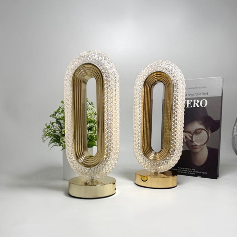 LED Tischlampe USB-Aufladung Touch-Schalter Raumdekorationslicht Leselicht Nachttischlampen Nachtlicht