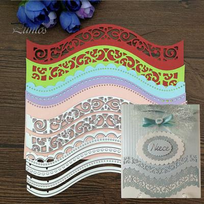 Wellenförmige Grenze Rand Metall Schneiden Stirbt DIY Scrapbooking Papier Karten Album Schablone