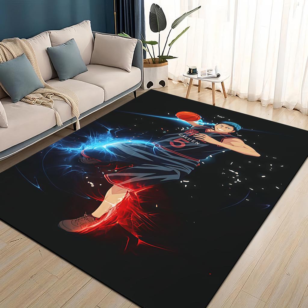 27 Styl Nowy Kreskówkowy Anime Kuroko no Basket Dywanik Dywan do Salonu Sypialni Dekoracja Domowa Sofa, Mata Podłogowa Antypoślizgowa do Zabawy dla Dzieci
