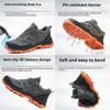 non-slip safety shoes anti-puncture construction work shoes anti smash steel toe work boots industrial breathable work sneakers