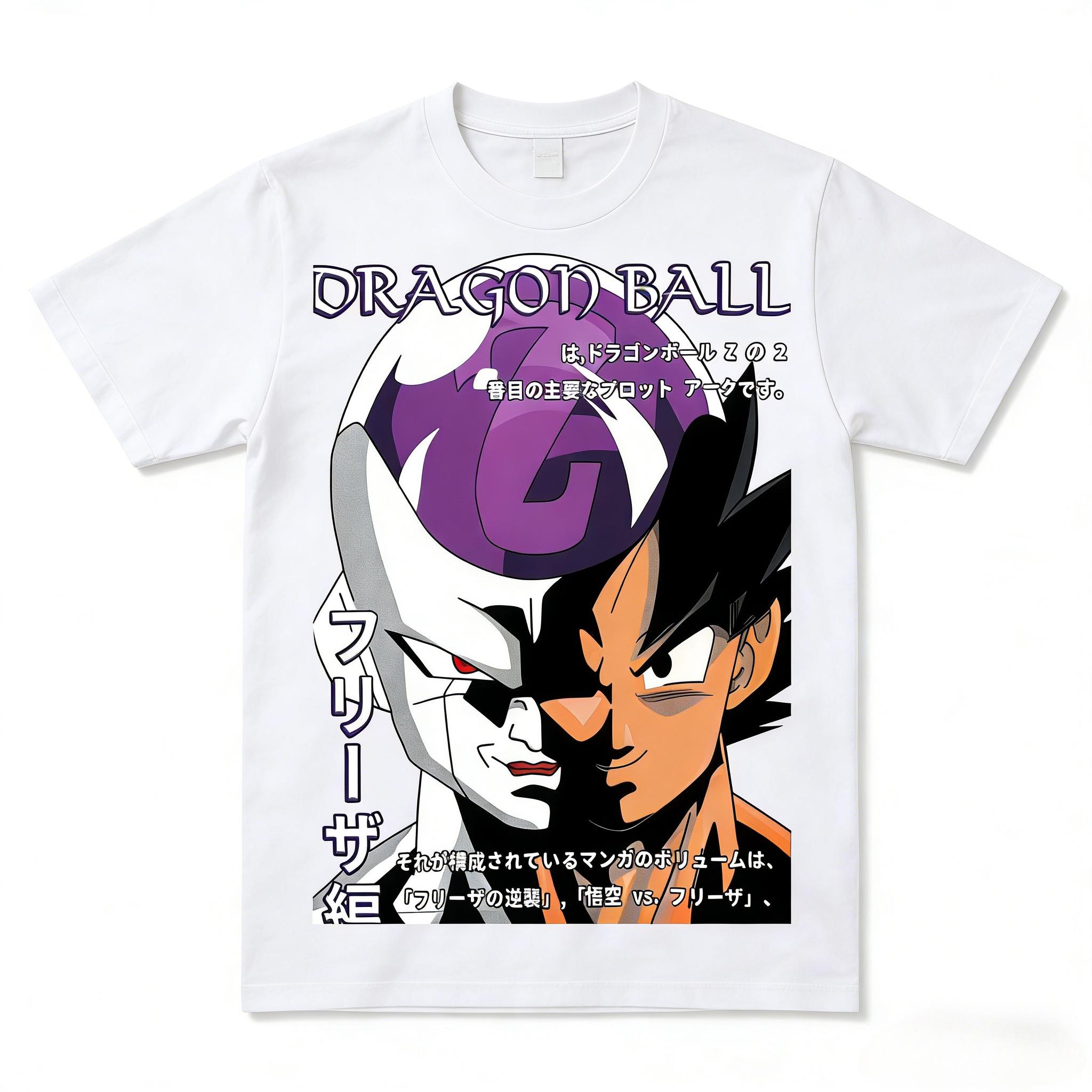 Latest Dragon Ball Villain Peripheral Anime Printed Tshirt Unisexs and Womens Tshirt Unisexs Top Sports Tshirt Unisexs Tshirt S