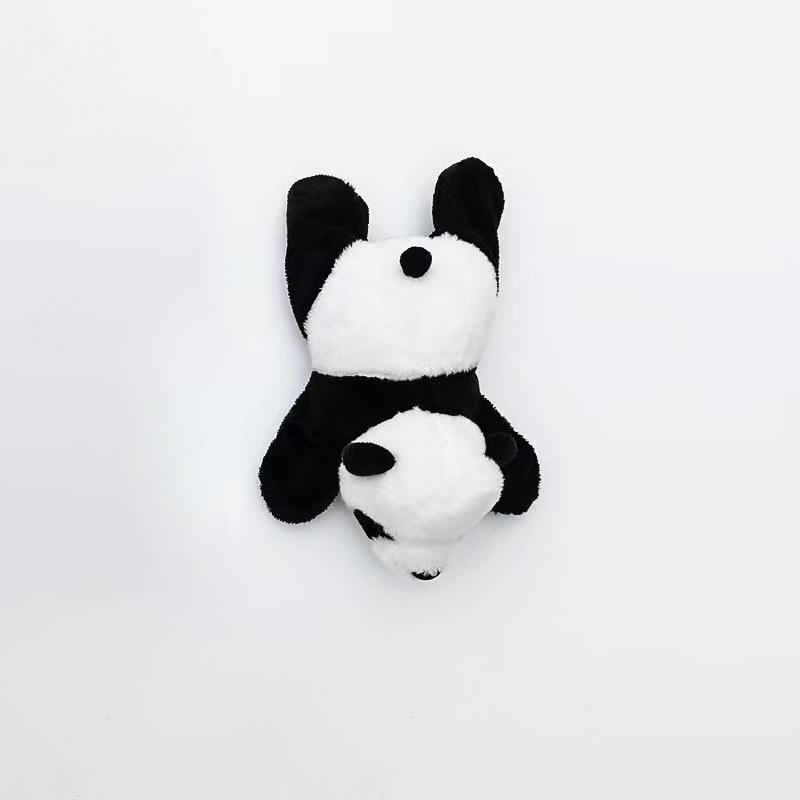 Uroczy pluszowy magnes na lodówkę z pandą - Kreskówkowy pamiątka z podróży do Chengdu