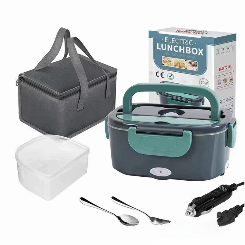 Rechargeable Portable Electric Lunch Box for Home & Car - Insulated & Heated