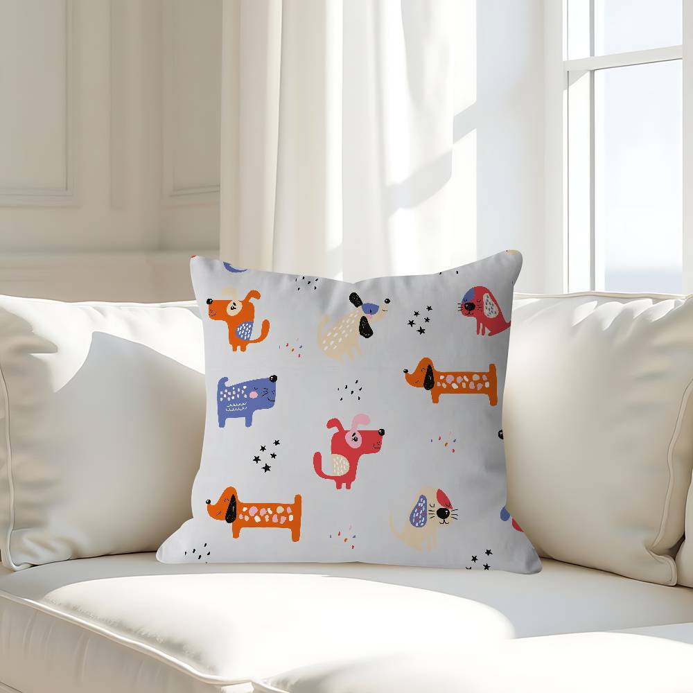 

Cartoon Dog Pillow Anime Pillow Sofa Bed Head Pillow Cover Cushion Cover 45x45 Cm Fashion 16x16Inch