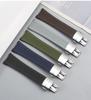 Gummi Konkaves Uhrenarmband für Patek Nautilus Philippe PP 5711 5712 Schwarz Blau Grau Braun Silikon Uhrenarmband 25mm*13mm