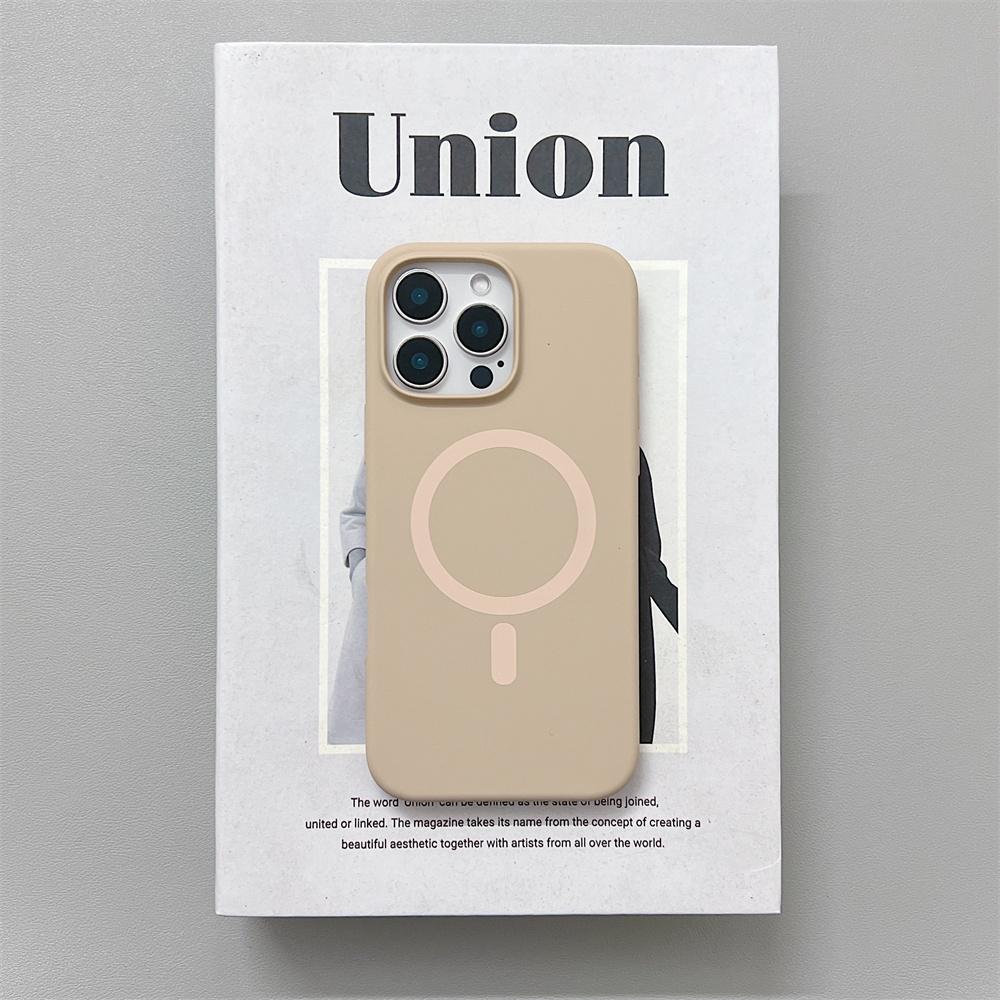 Official Same Original Liquid Silicone Phone Case for iPhone 16 15 14 13 12 Pro Max Magsafe Wireless Charging Magnetic Cover