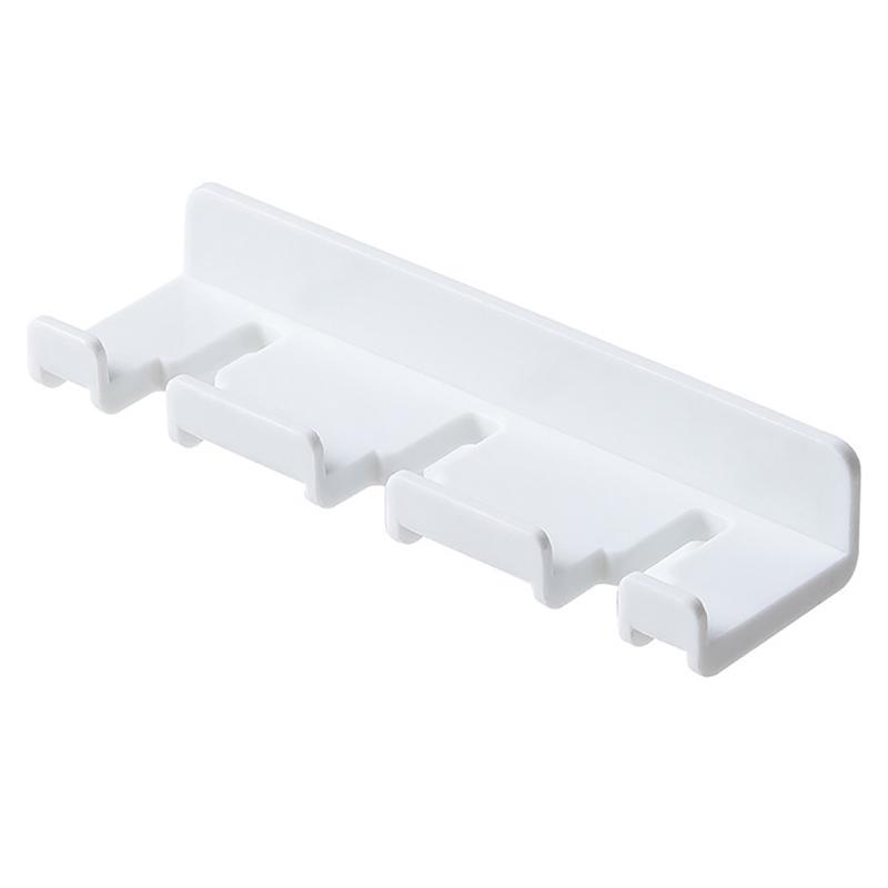 

Стойка для хранения зубных щеток, многоцелевой держатель зубных щеток, бесплатная перфорация, настенный подвесной крючок для ванной комнаты, туалета, спальни