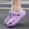 Outdoor fashion casual versatile women's wear-resistant and non-slip new ultra-light hole shoes accessories shoe buckle jewelry shoe flowers are cute