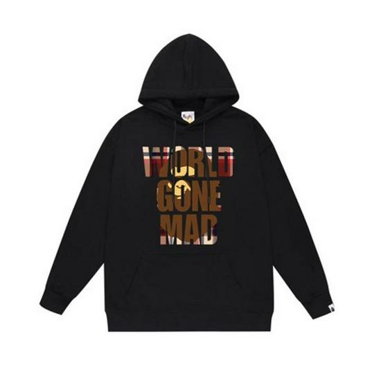 Unisex Trendy Letter Print Hoodie - White Cotton, Versatile, Casual, and Loose-Fit for Spring and Autumn Small