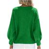 Women's Casual Fashion Long-sleeved V-neck Drawstring Sweatshirt