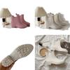 Warm Fashion Wear Rain Shoes Women Adult Short Rain Boots Waterproof Cover Shoes Non-slip Velvet Water Boots Rubber Shoes Water Shoes