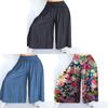 Wide Leg Pants With Elastic Waist For Casual Womens Fashion