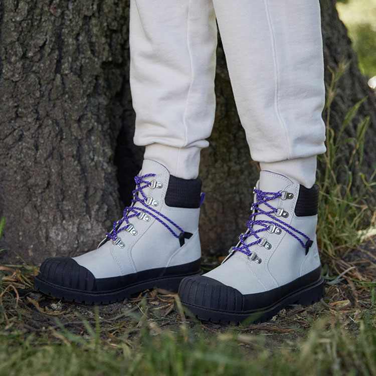 Timberland Heritage Series Breathable Comfortable Short Outdoor Boots Women boots White A2JX9W