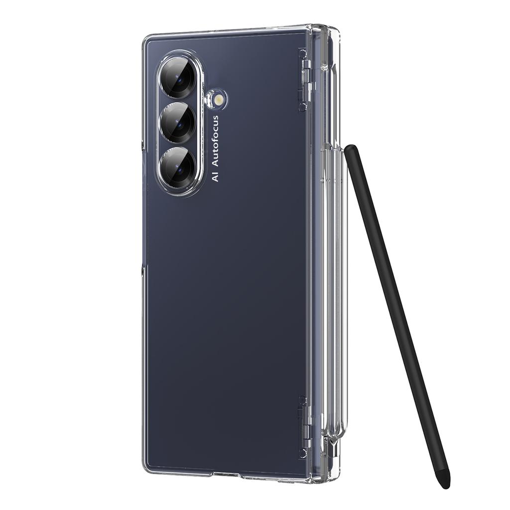 Macaron Style Frosted Hard PC Cover Case For Samsung Galaxy Z Fold 7 6 5 4 3 2 with Glass Screen Protector Touch Pen