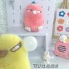 Adorable Bubble-blowing Chicken Plush Doll Keychain Soft And Cute Short Plush Gift