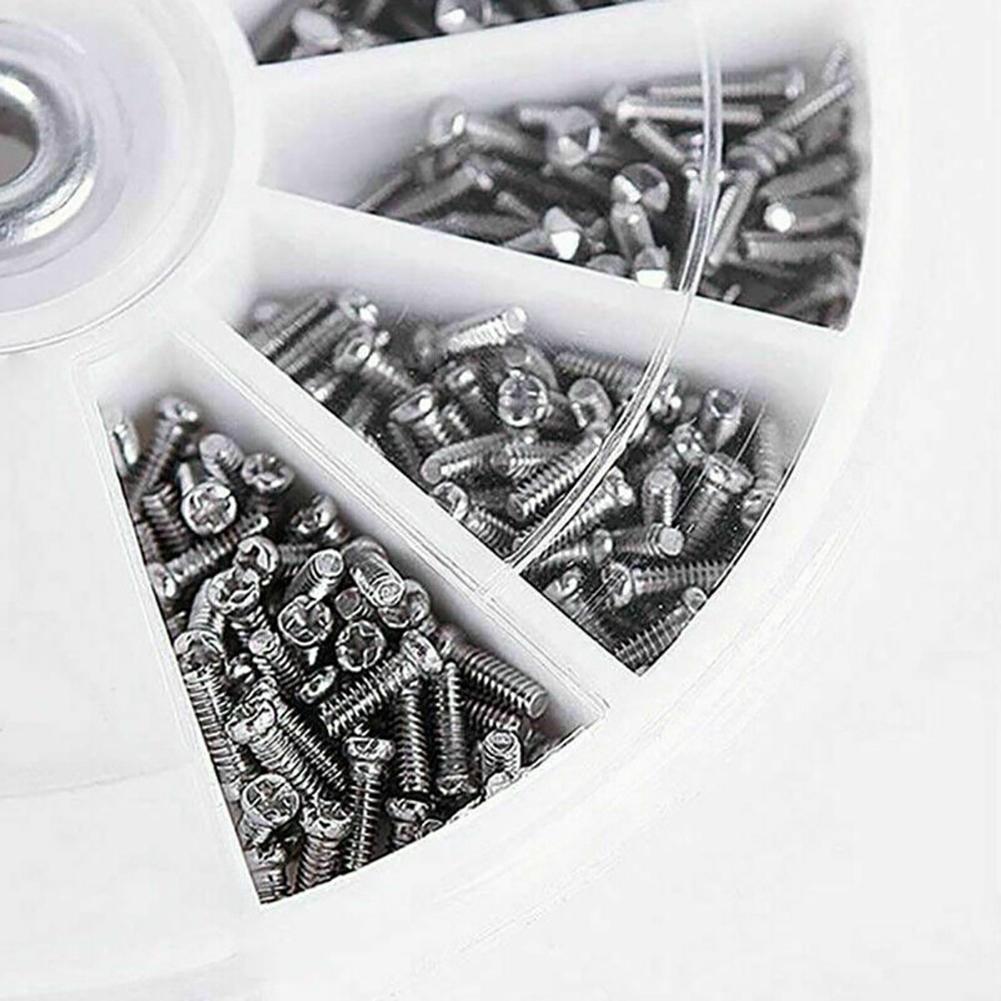 Screws 600Pcs 64 Grams 8 X 25px / 3.15 X 0.39\" Bolts Kits