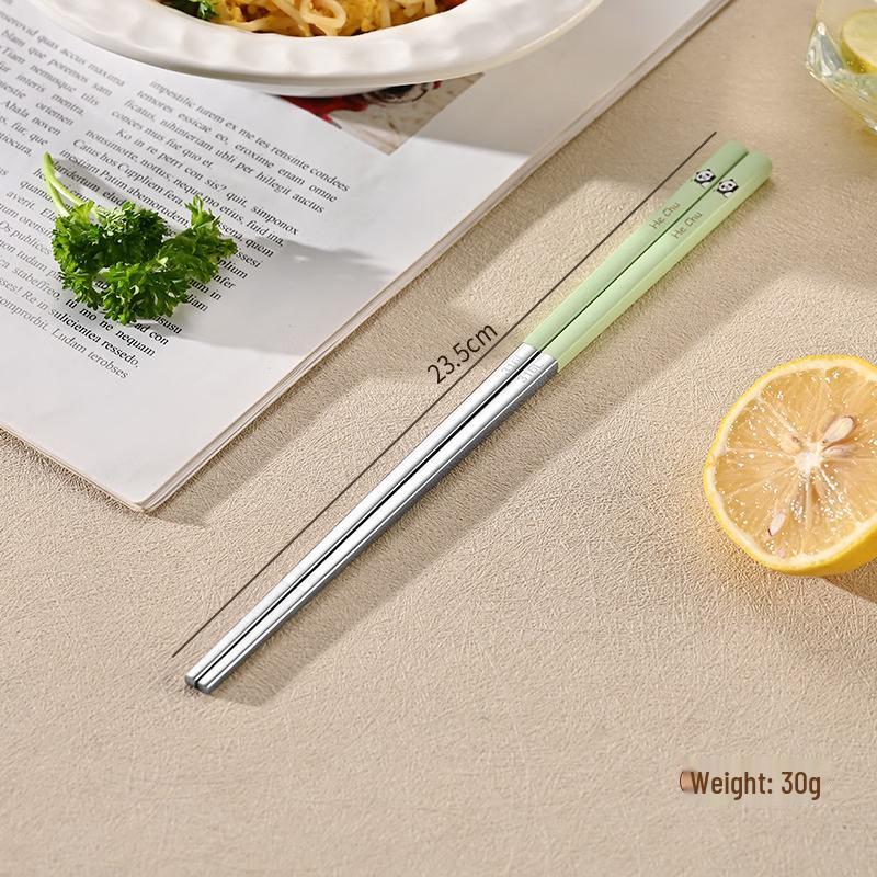 Colorful Cartoon 316 Stainless Steel Chopsticks