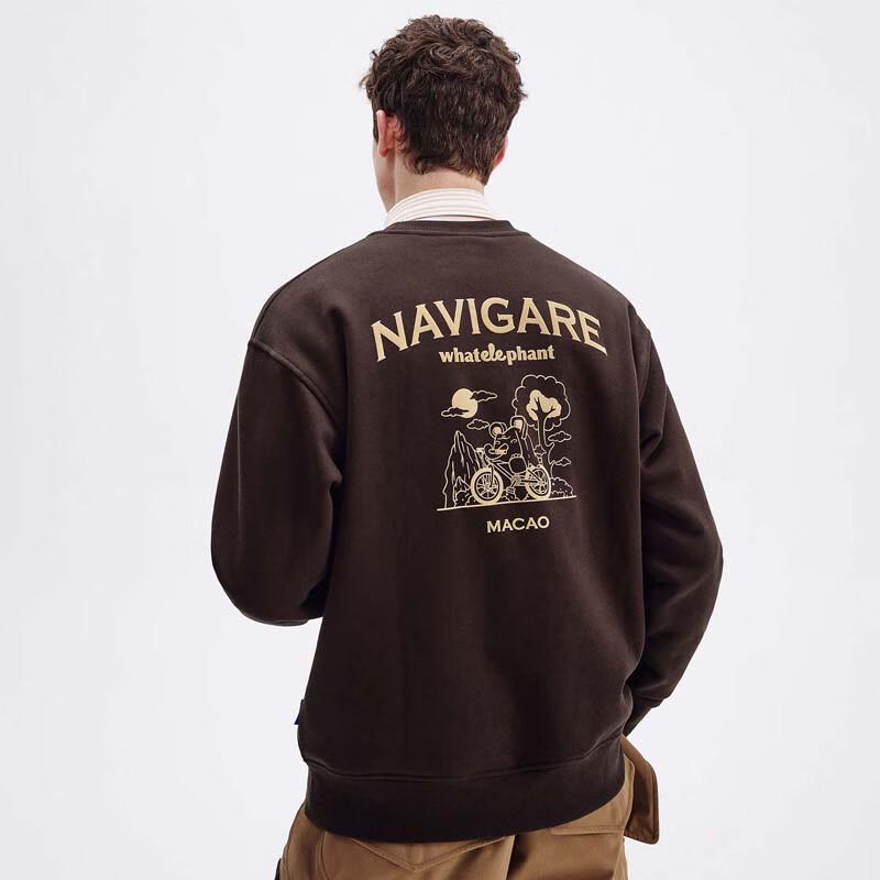 Navigare Men's Round Neck Fashion Sweatshirt