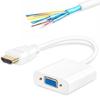Portable to VGA Adapter Supports 1080P Video Output for In Various Setting