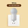 Portable Plug-in LED Night Light 2-color Baby Nursing Eye Sleep Light Bedroom Corridor Socket Lights Energy Saving Night Light